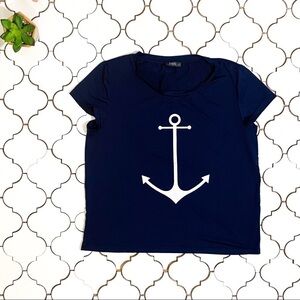 Shein Anchor graphic top